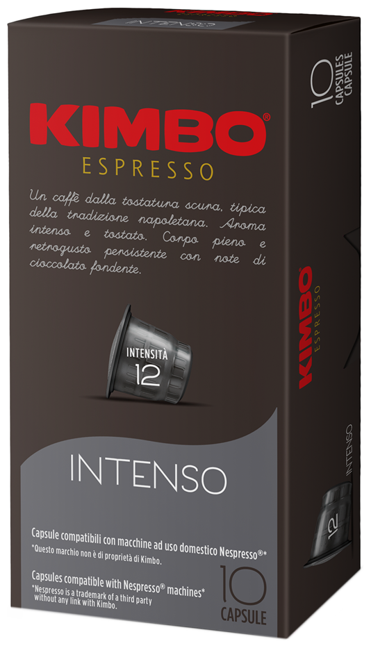 Кофе KIMBO NC INTENSO в капсулах для кофемашин Nespresso 10 шт