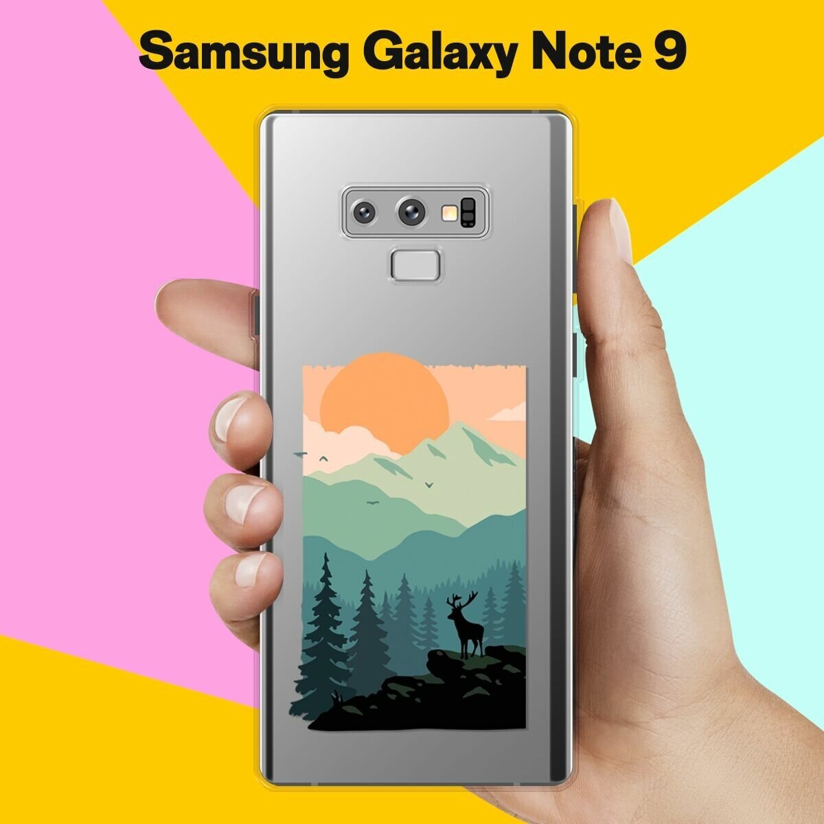 Силиконовый чехол на Samsung Galaxy Note 9 Закат / для Самсунг Галакси Ноут 9