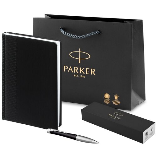 фото Подарочный набор: ручка parker urban core black сt и ежедневник. бизнес подарок.