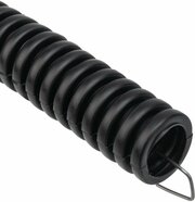 Труба гофрированная гибкая легкая с зондом легкая Rexant с протяжкой для прокладки кабеля и электропроводки 10 м