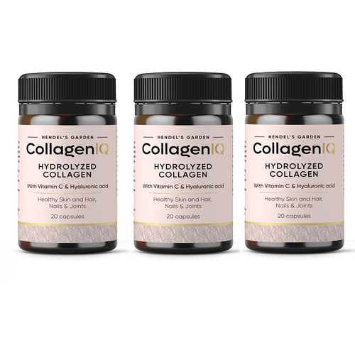 CollagenIQ пептиды коллагена с гиалуроновой кислотой и витамином С, набор 3 шт . solumeve пептиды коллагена с витамином c и гиалуроновой кислотой гранат 30 пакетиков по 5 37 г 0 19 унции