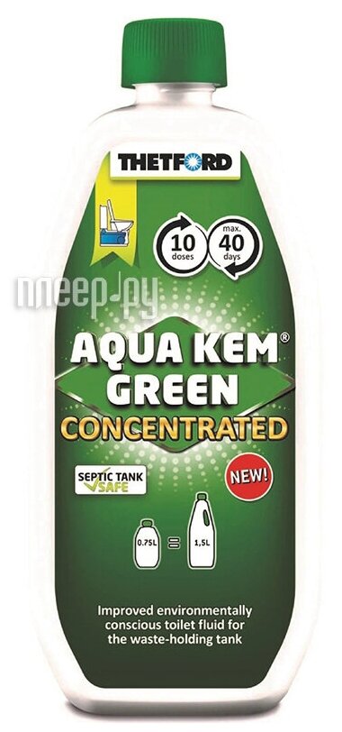 Жидкость для биотуалета Thetford Aqua Kem Green Concentrated 075л