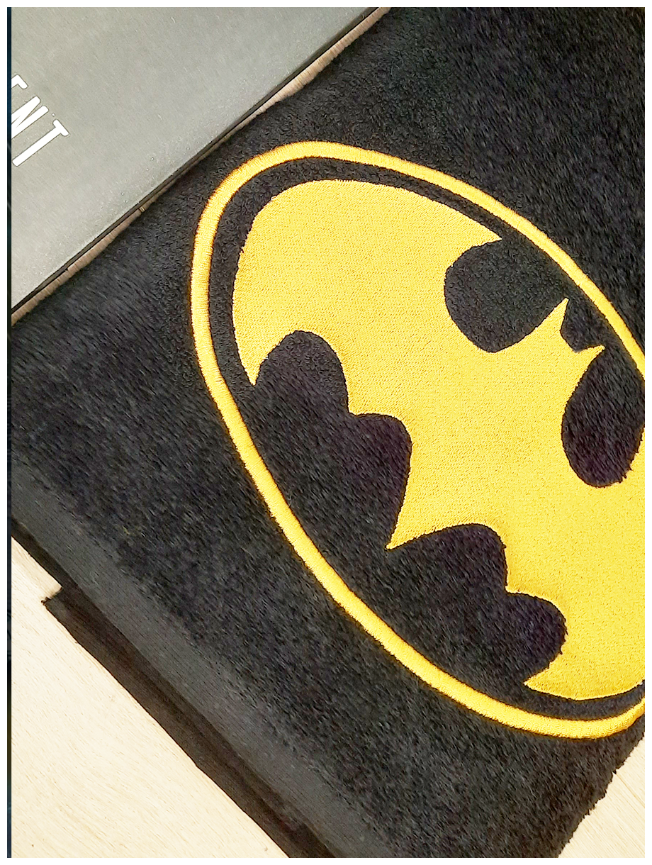 Подарочное Махровое Полотенце с вышивкой бэтмен (BATMAN) - фотография № 6