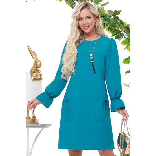 Платье DStrend, размер 44, зеленый