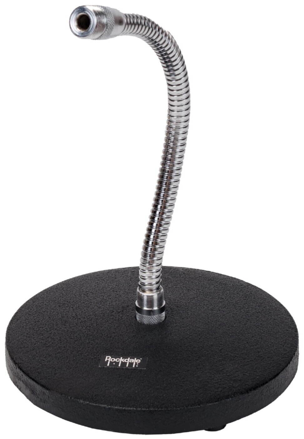 ROCKDALE TM31 настольная микрофонная стойка на кругл. основании (д 15,5 см) с держателем gooseneck (дл. 254 мм)