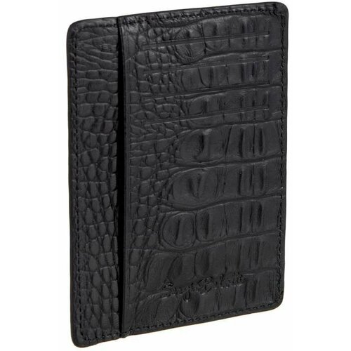 Женский кожаный картхолдер для документов Sergio Belotti 7302 croco black