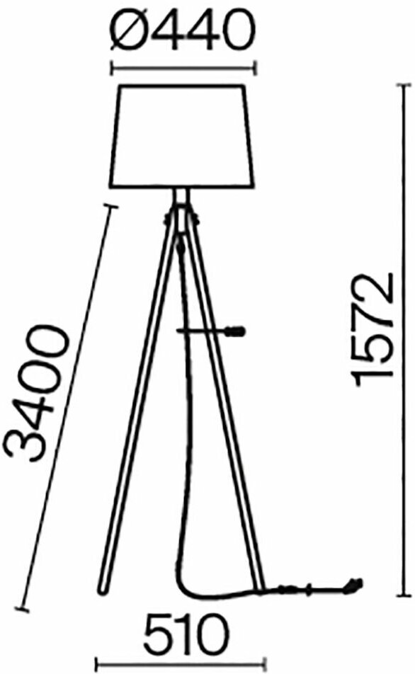 Торшер Maytoni CALVIN Z177FL-01B - фото №10