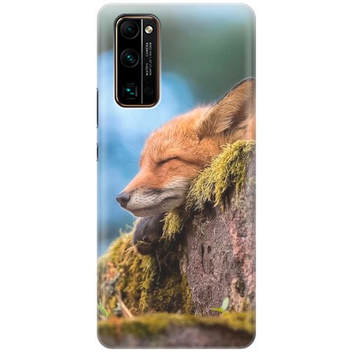 фото Re:pa накладка transparent для honor 30 pro+ с принтом "умиротворенная лиса"