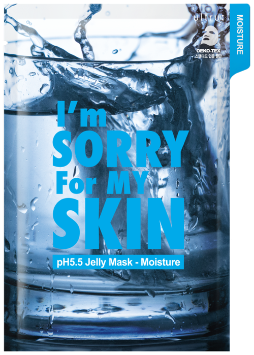 Im Sorry For My Skin Тканево-гелевая увлажняющая маска pH5.5 для лица 33 мл Корея