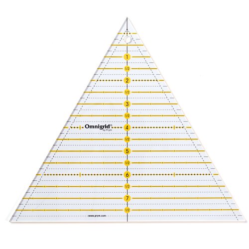 Prym Линейка для пэчворка треугольник, 8 дюймов прозрачный 20 см 26 см