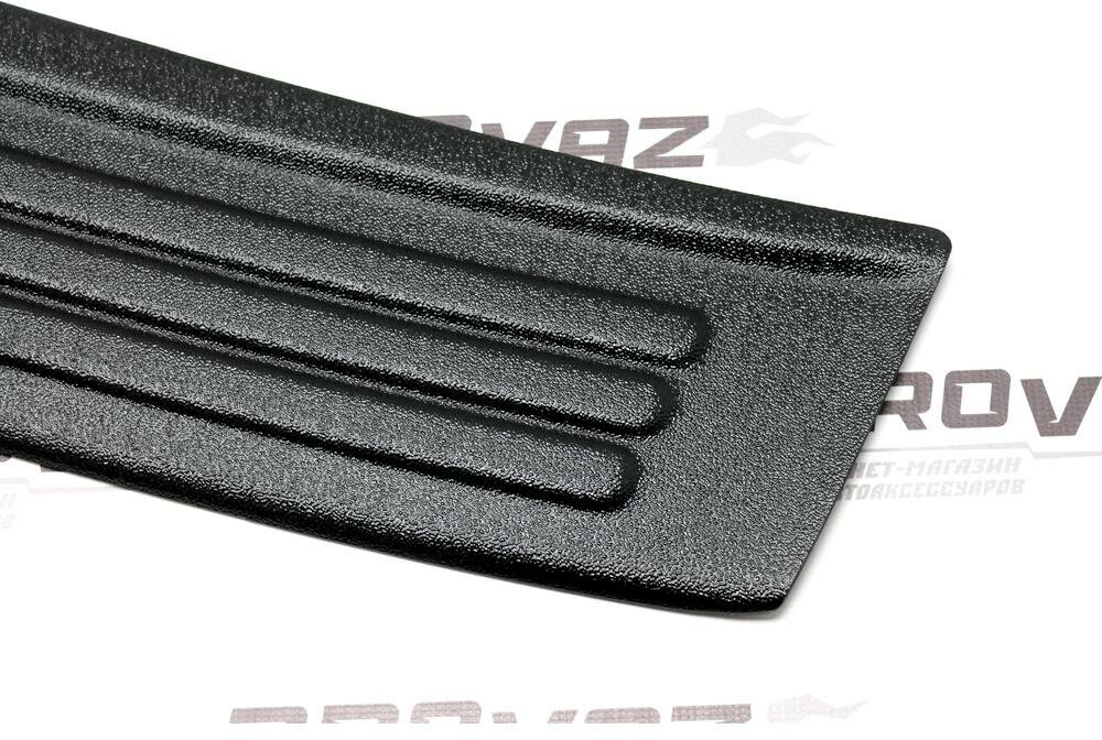 Защита на задний бампер для Skoda Octavia A7 / Шкода Октавиа 2013-2017 автомобильный молдинг, накладка на бампер