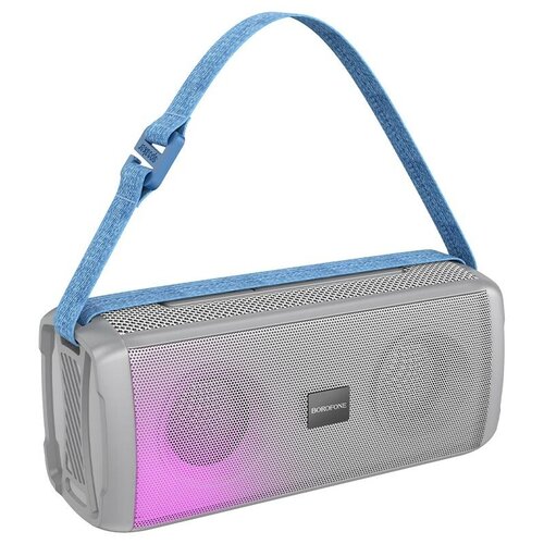 Колонка портативная Borofone BR26 Daring Bluetooth цвет серый 150000₽