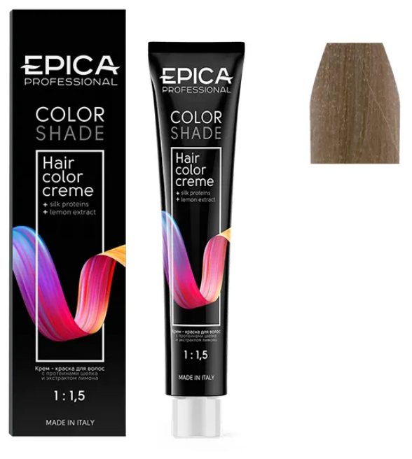 EPICA PROFESSIONAL Colorshade Крем-краска 10.1 светлый блондин пепельный, 100 мл.