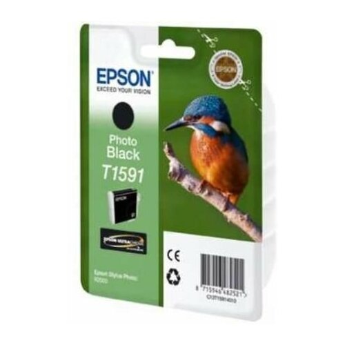 Картридж Epson T1591 Black/Черный