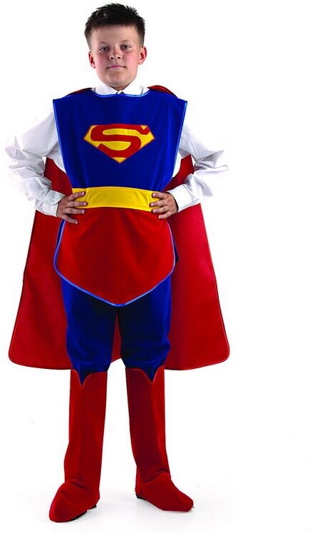 Костюмы маскарадные "Супермен", размер 40, рост 158 см