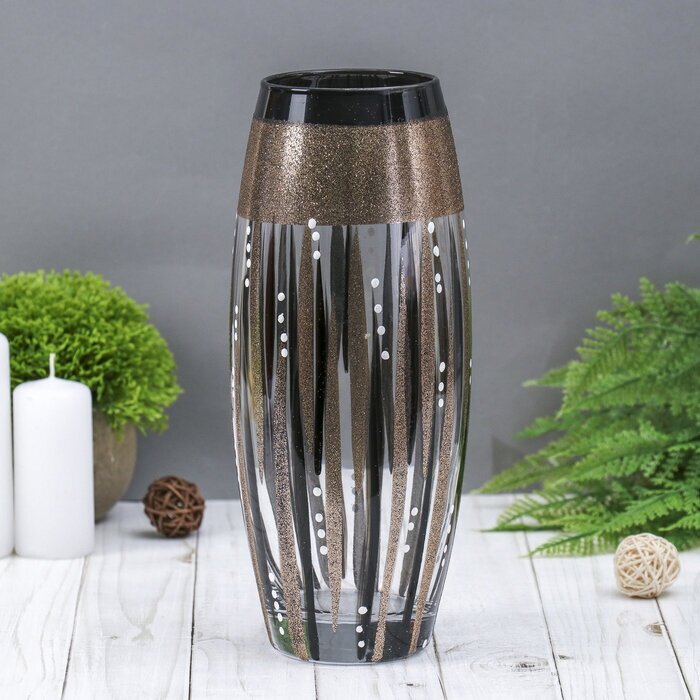 фото Ваза "Металлик" d: 7.5х11х26 см.
