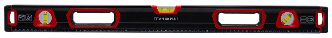 Уровень рельс 3 глаз. ADA instruments Titan 80 Plus 80 см