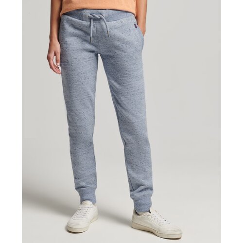фото Брюки джоггеры superdry, размер 12, голубой, серый