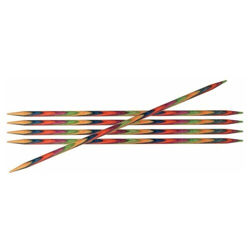 Спицы Knit Pro Symfonie 20136, диаметр 3.75 мм, длина 10 см, общая длина 10 см, разноцветный спицы knit pro symfonie 21358 диаметр 7 мм длина 100 см общая длина 100 см разноцветный