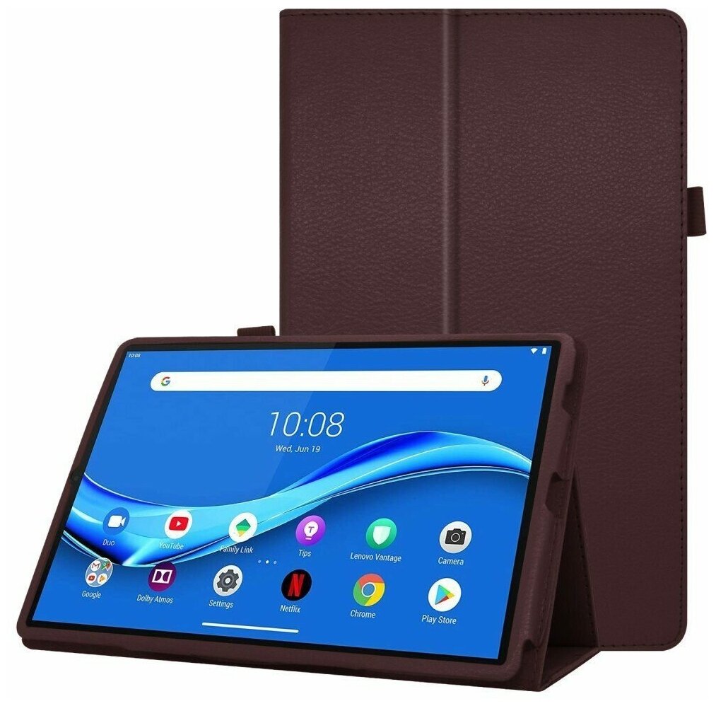 Чехол для Lenovo Tab M10 Plus TB-X606 - 103 дюйма (коричневый)