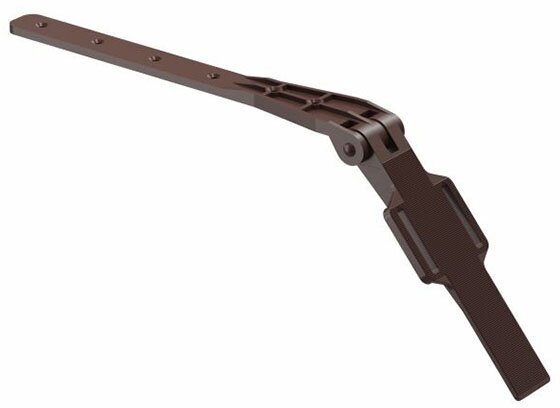 Крепление Docke Premium для кронштейна горький шоколад RAL 8019 регулируемое