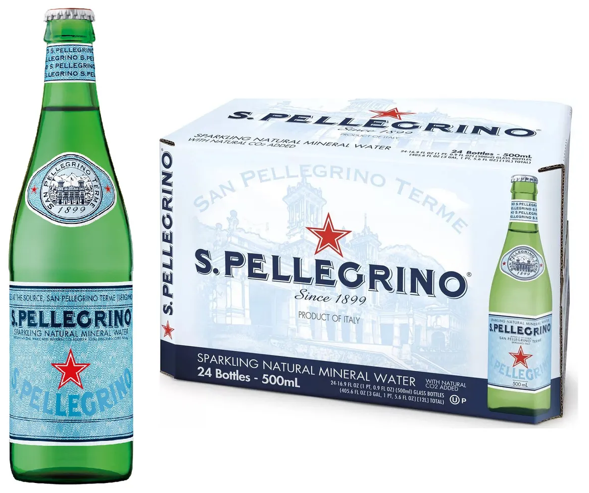 Минеральная вода S. Pellegrino газированная, стекло, 24 шт. по 0.5 л - фотография № 10