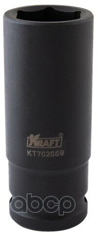 Головка Ударная 6-Гранная Удлиненная 1/2 22 Мм Kraft Kt702059 Kraft арт. KT702059