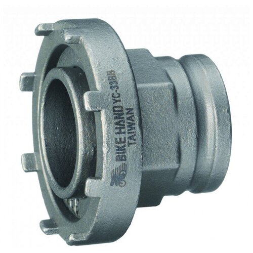 фото Съемник 6-190330 yc-33bb прижимного кольца электопривода bosch 60mm для электро велосипедов, серебристый bikehand bike hand