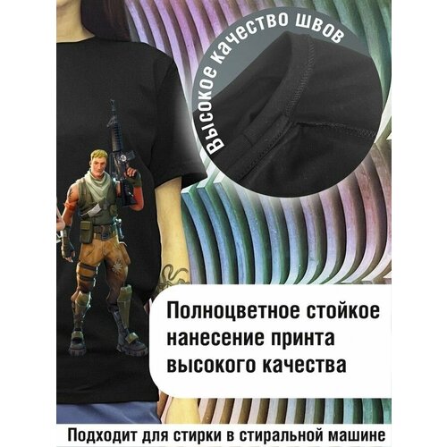 Футболка Будь на стиле, хлопок, размер XS, черный