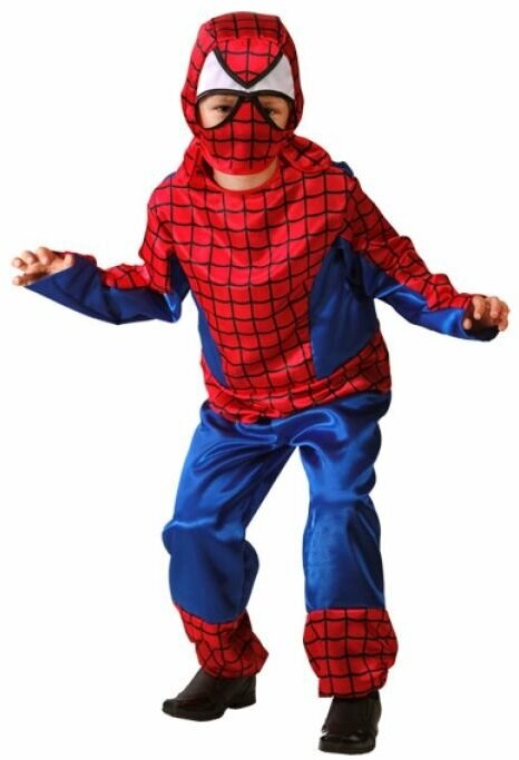 Детские маскарадные костюмы "Человек-Паук", размер 32, рост 128 см