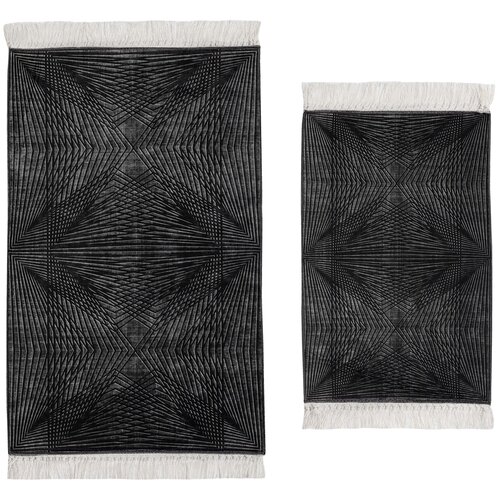 Комплект ковриков Клякса ТК-0041 темно-серый