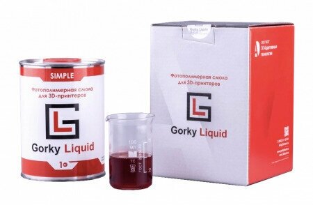 Фотополимер Gorky Liquid Simple красный (1л)