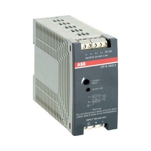 Блок питания CP-E 24100 вх 90-132180-264В AC210-370В DC вых 24В DC10А 1SVR427035R0000 1SVR427035R0000 1SVR427035R0000 ABB 47070₽