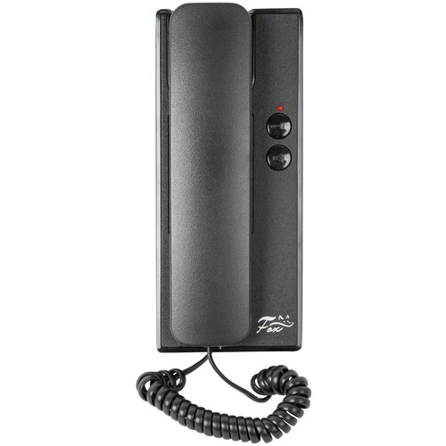 Трубка для координатного подъездного домофона Fox FX-HS1A, цвет чёрный 82303106