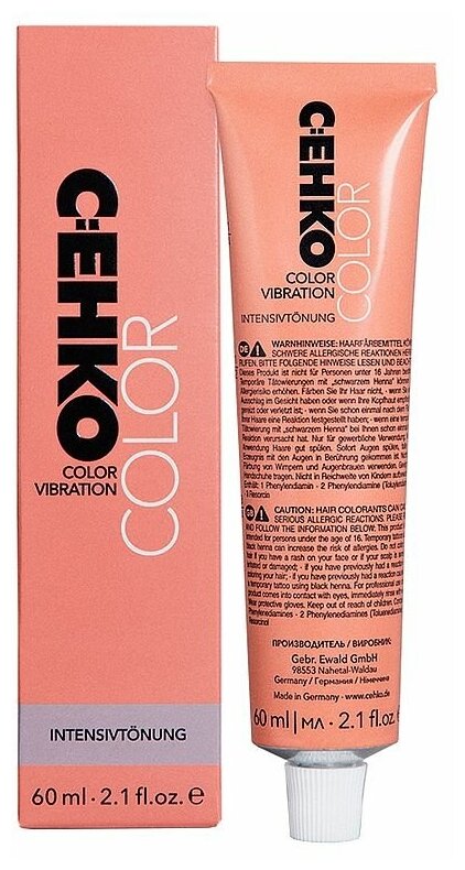 CEHKO COLOR VIBRATION крем тонирующий 7/0 Блондин 60мл