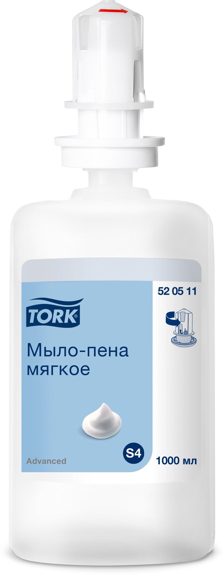 Tork мыло-пена мягкое S4 арт.520511 (520501)