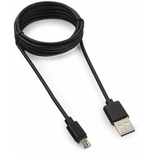 Набор из 3 штук Кабель USB 2.0 Pro Гарнизон GCC-mUSB2-AMBM-1.8M, AM/microBM 5P, 1,8 м, черный набор из 3 штук кабель usb 2 0 pro гарнизон gcc musb2 ambm 0 3m am microbm 5p 0 3 м