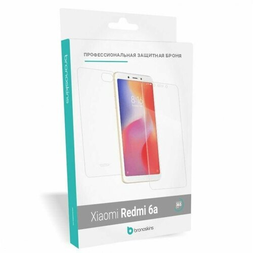 Защитная пленка для экрана и корпуса Xiaomi Redmi 6a (Матовая, Защита задней панели)