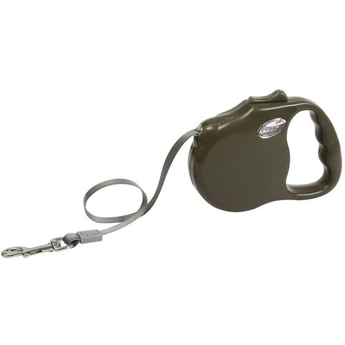 RETRACTABLE LEASH Рулетка Ракушка 5 м 41 кг Коричневая milwaukee retractable dog leash blue