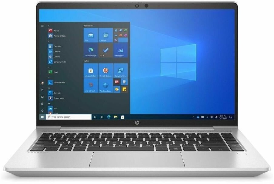 Ноутбук HP ProBook 640 G8 Core i5 1135G7 8Gb SSD256Gb Intel Iris Xe graphics 14" IPS FHD (1920x1080) Windows 10 Professional 64 silver WiFi BT Cam (2Q014AV/2Y2JCEA)