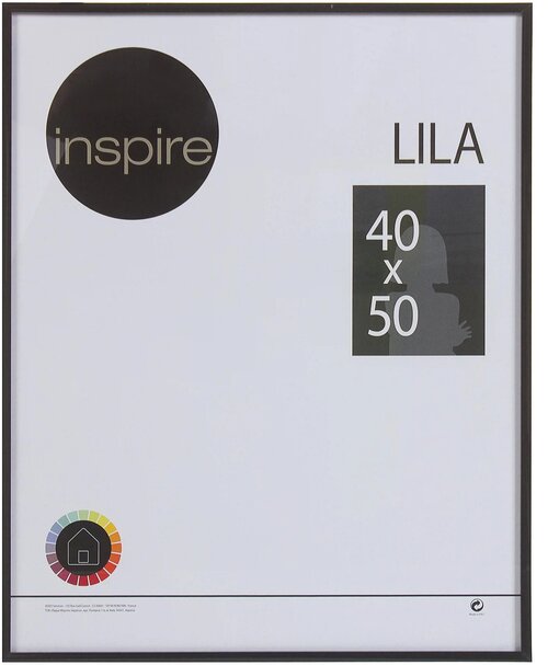 Рамка Inspire Lila 40х50 см цвет чёрный