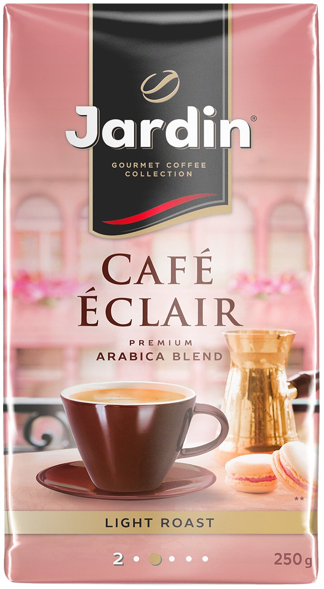 Кофе молотый Jardin Cafe Eclair, 250 г, вакуумная упаковка