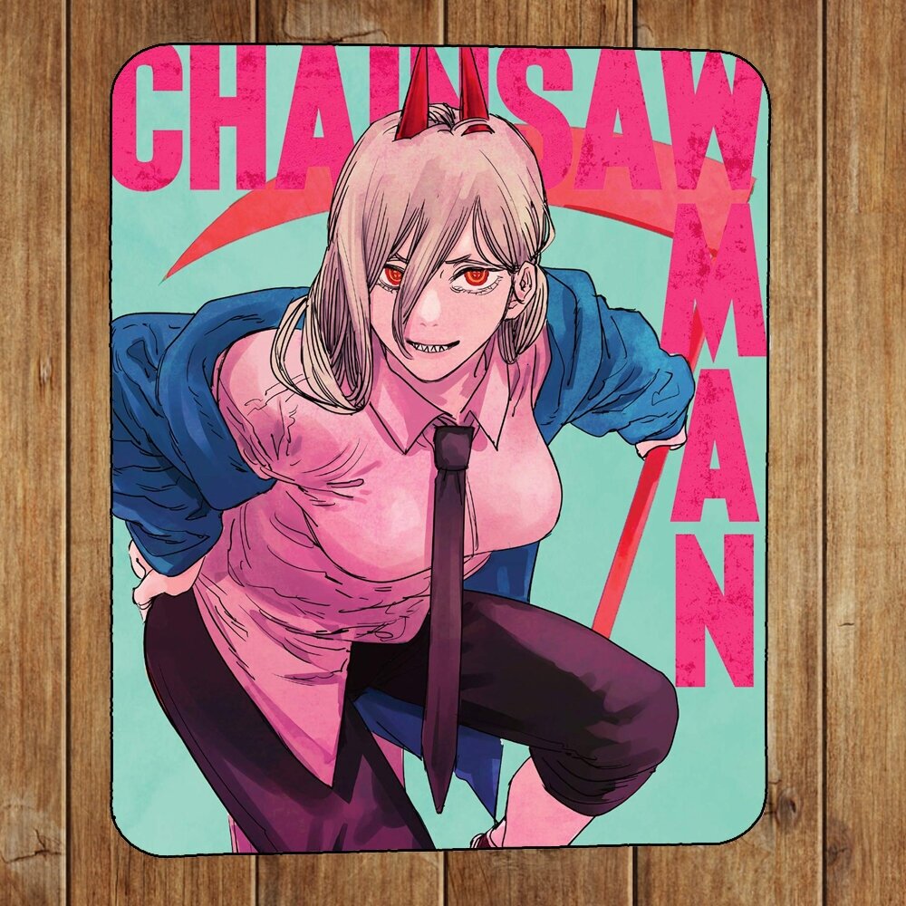 Коврик для мыши по аниме Человек Бензопила / Chainsaw Man №18