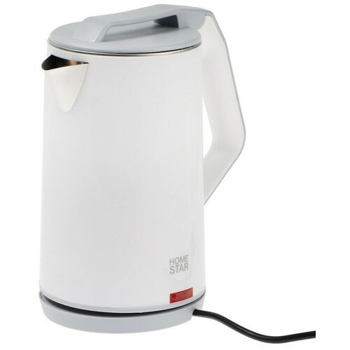Чайник электрический HOMESTAR HS-1036 пластик колба металл 18 л 1500 Вт белый 227400₽