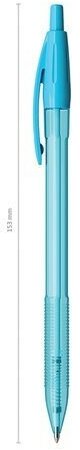 Ручка шариковая автоматическая ERICH KRAUSE "R-301 Spring", синяя, корпус ассорти, 1,0 мм, линия письма 0,5 мм, 53344