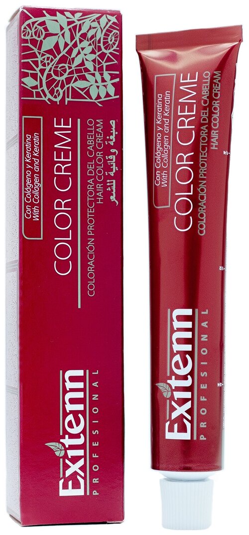 Exitenn Color Creme Крем-краска для волос, 7.1 Rubio Medio Ceniza