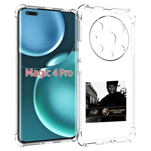 Чехол MyPads 50 Cent - Street King Energy для Honor Magic4 Pro / Magic4 Ultimate задняя-панель-накладка-бампер