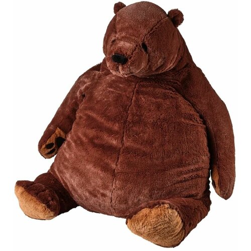 DJUNGELSKOG Плюшевая игрушка, бурый медведь IKEA большой
