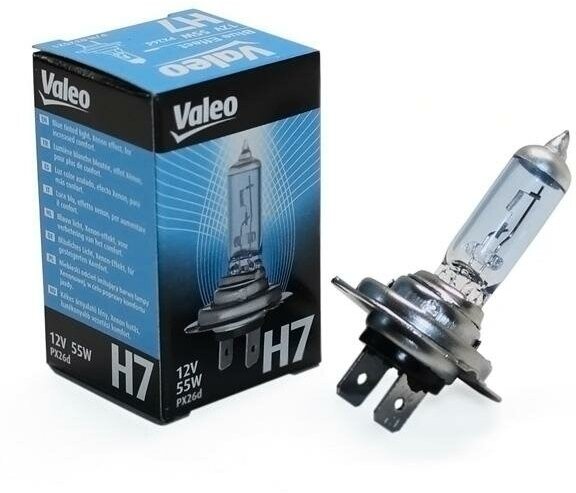 Лампа галогенная H7 12В 55 Вт Px26d Blue Effect VALEO