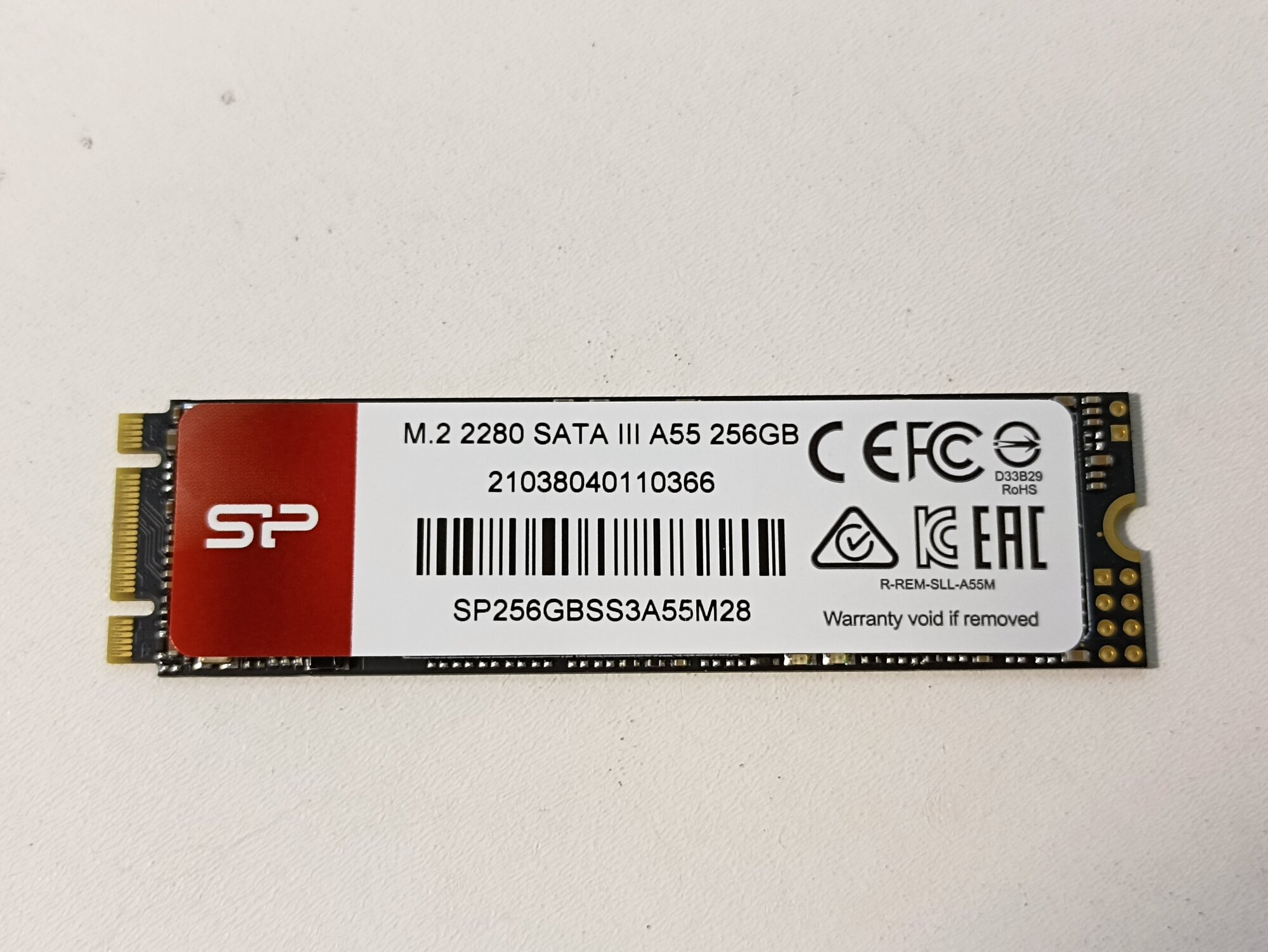 Твердотельный накопитель SSD M.2 256 Gb Silicon Power SP256GBSS3A55M28 Read 560Mb/s Write 530Mb/s TLC - фото №16